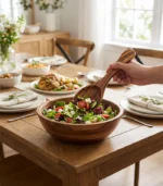 Handcrafted Small Wooden Spoon For serving and salads - Image 3