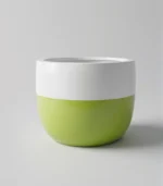 Premium Fiberglass Round Planter – Modern Dual-Tone Pot
