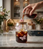 Ethereal Butterfly 500ml Glass Can Cup – Aesthetic Borosilicate - Image 2