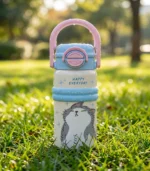 Kids Thermal Water Bottle - 550ml Insulated Stainless Steel Flask - Image 6