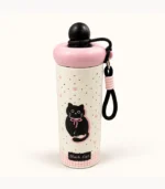 Cute Stainless Steel 650ml Insulated Water Bottle with Straw Lid | Leakproof Vacuum Flask for Kids & ( School - Club )