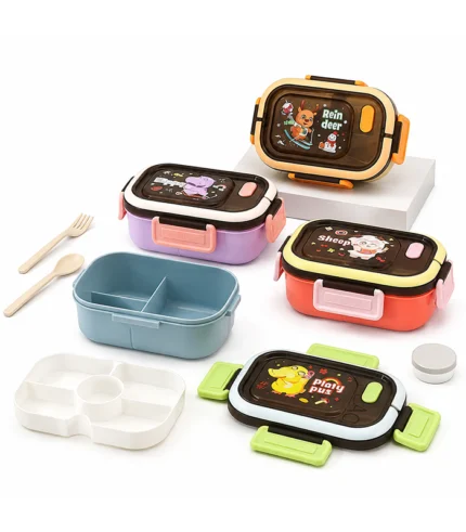 1200ML Kids Bento Lunch Box with Compartments