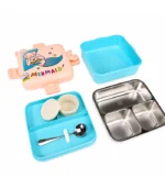 Mermaid Kids Lunch Box 1120ML – 304 Stainless Steel - Image 4