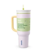 Owala 40oz stainless steel 316 tumbler with straw and handle - lavender pool float edition
