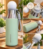 Starsams 550ml Thermal Water Bottle – Stainless Steel, Ball Cap - Image 7